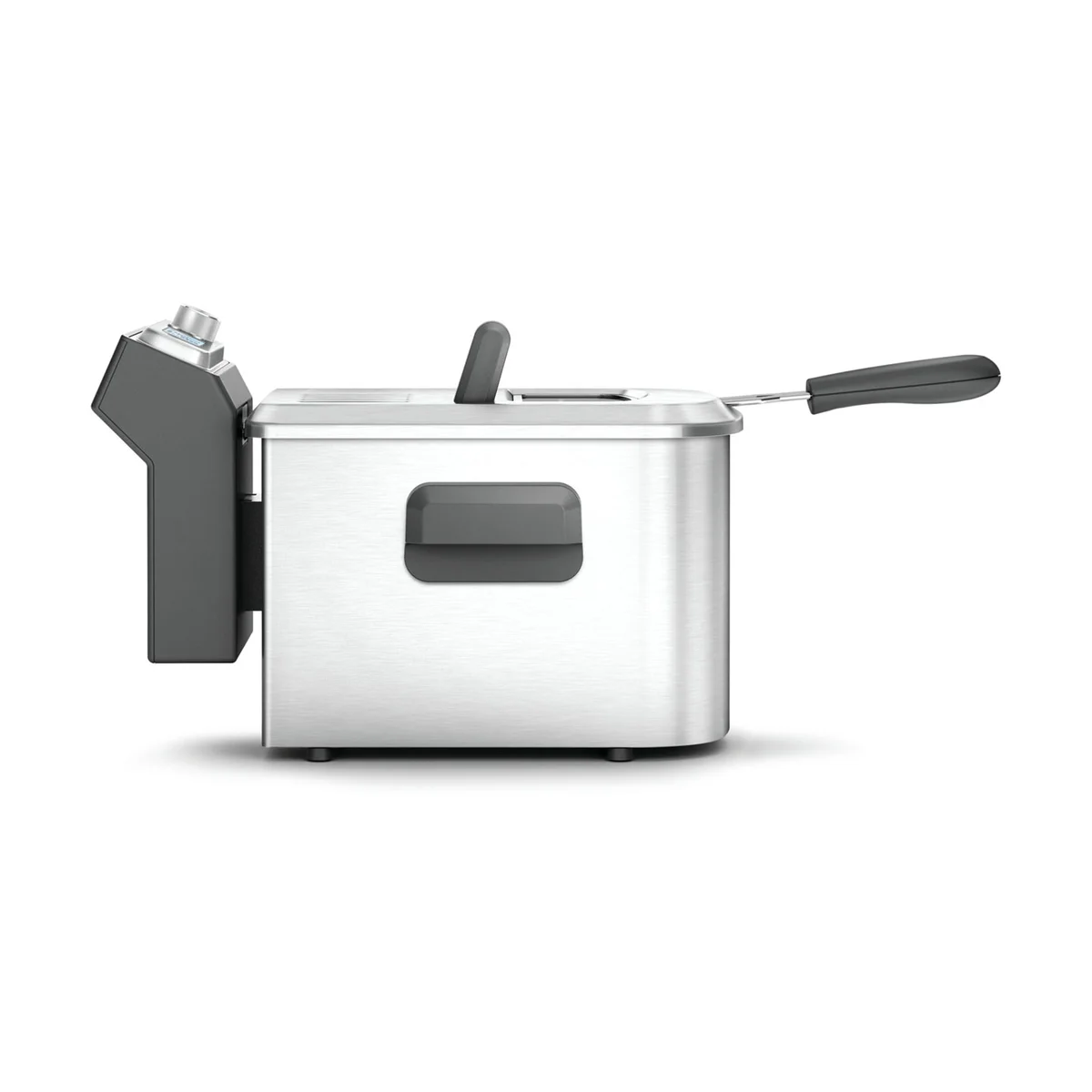 Breville Smart Fryer side profile showing the removable digital control module