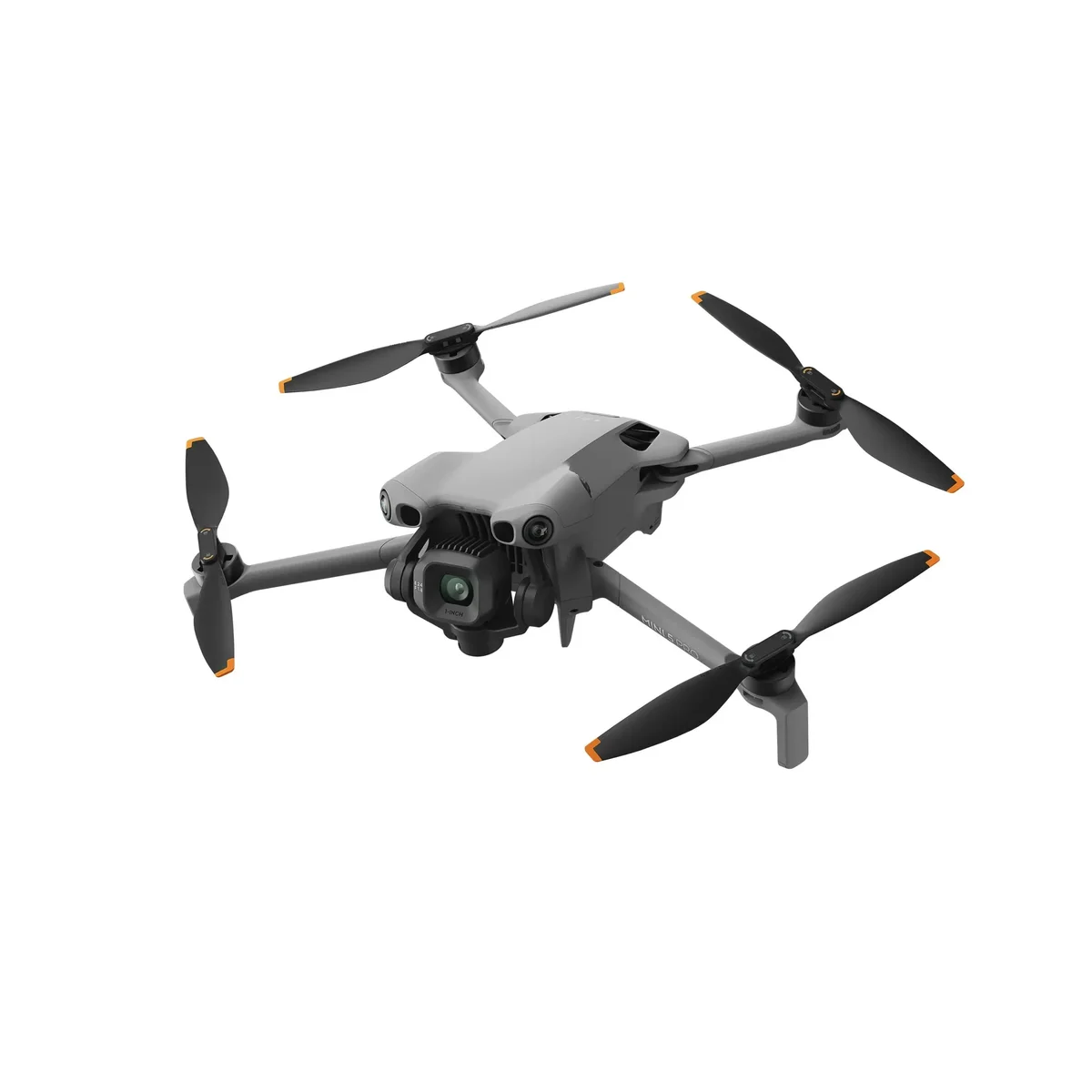 DJI Mini 5 Pro three-quarter angle studio view on white background
