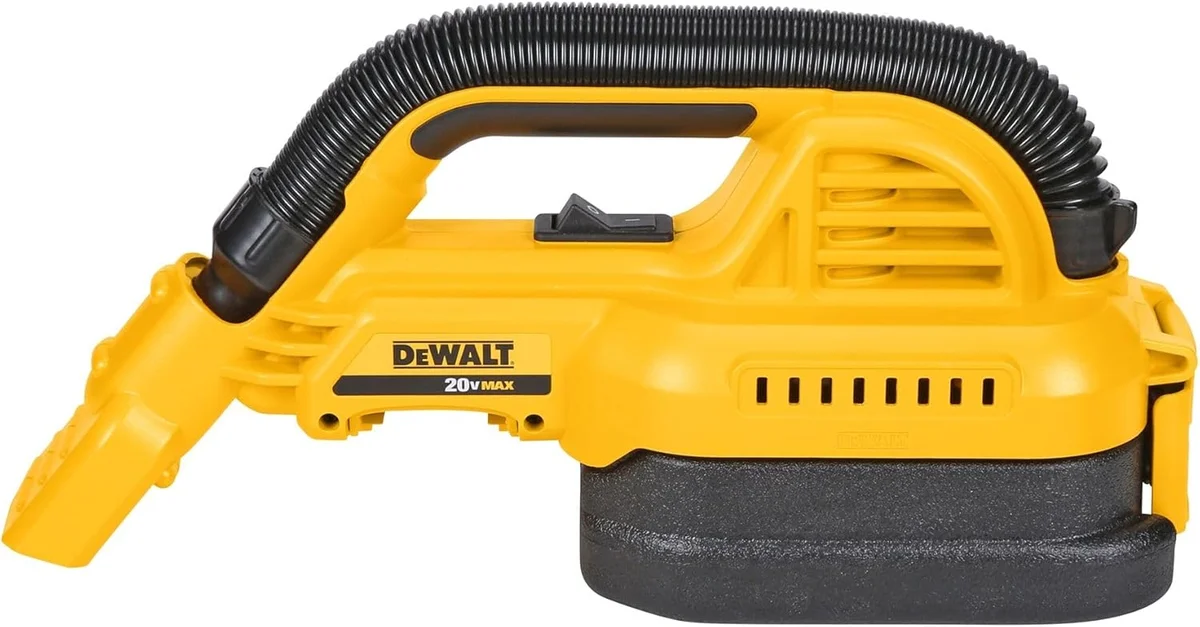 DeWalt DCV517B cordless vacuum side profile view