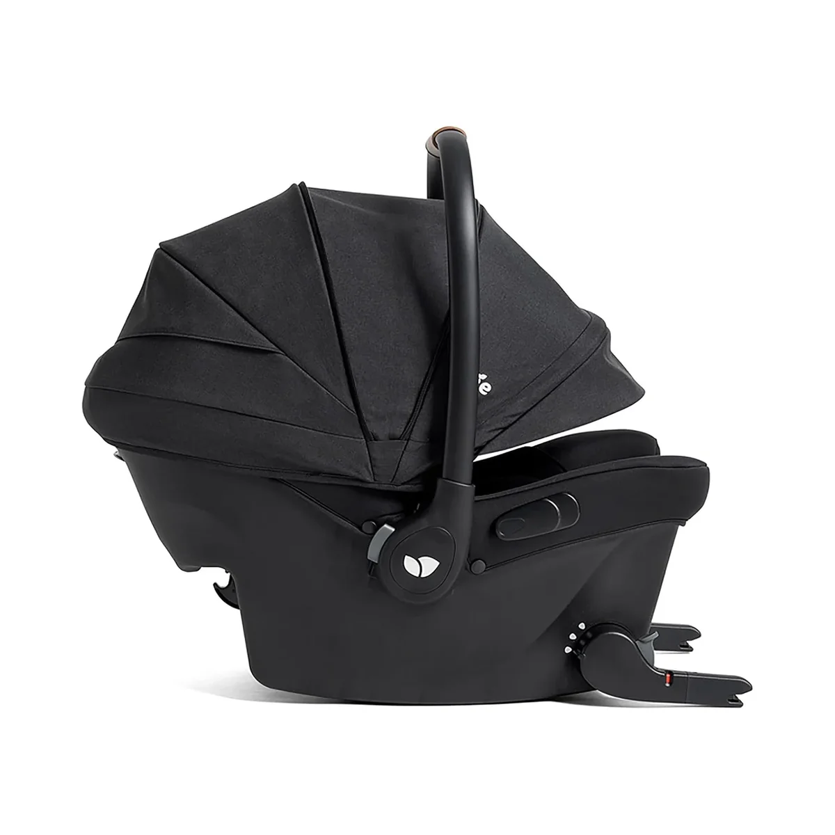 Joie Mint Latch close-up of harness, padding, and side-impact protection