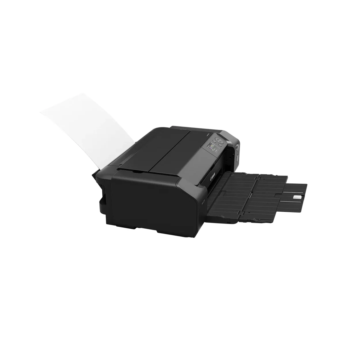 Canon imagePROGRAF PRO-310 rear three-quarter view with output tray extended