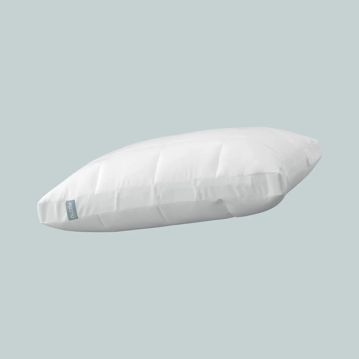 Nuzzle Pillow side profile showing loft