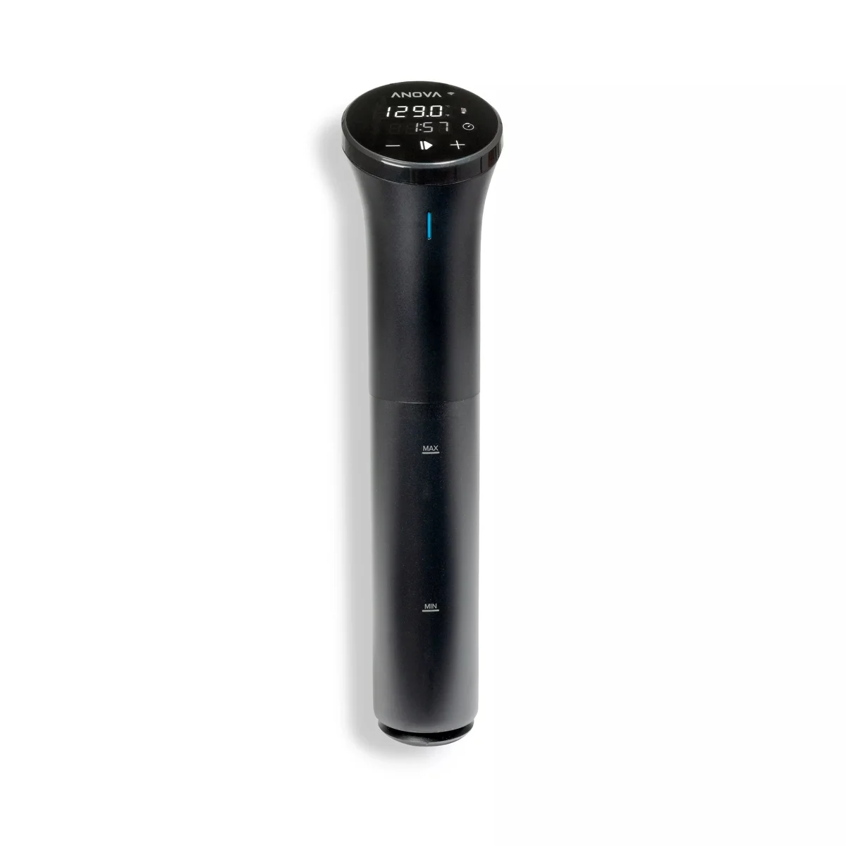 Anova Precision Cooker Nano 3.0 front view showing the touchscreen display