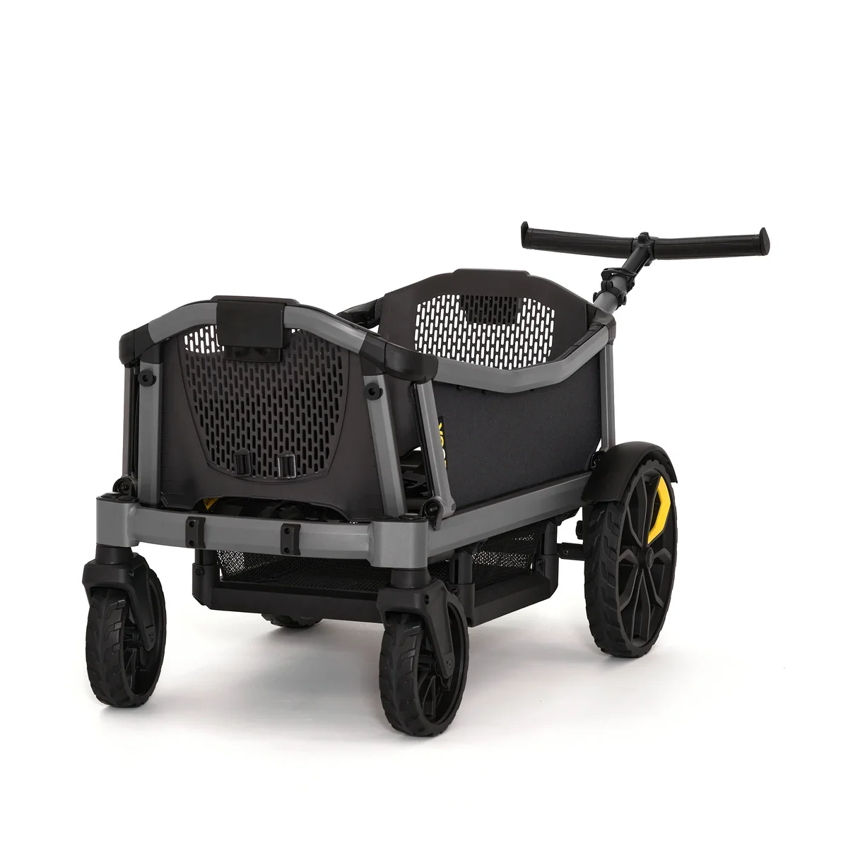 Veer Cruiser City rear view showing dual backrests and large all-terrain tires