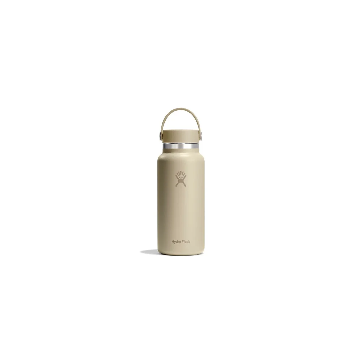 Hydro Flask Wide Mouth 32 oz in Oat, front view on white background
