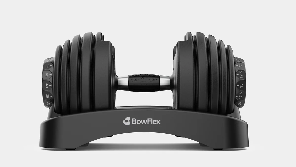 Bowflex SelectTech 552 Adjustable Dumbbells (Results Series) side view