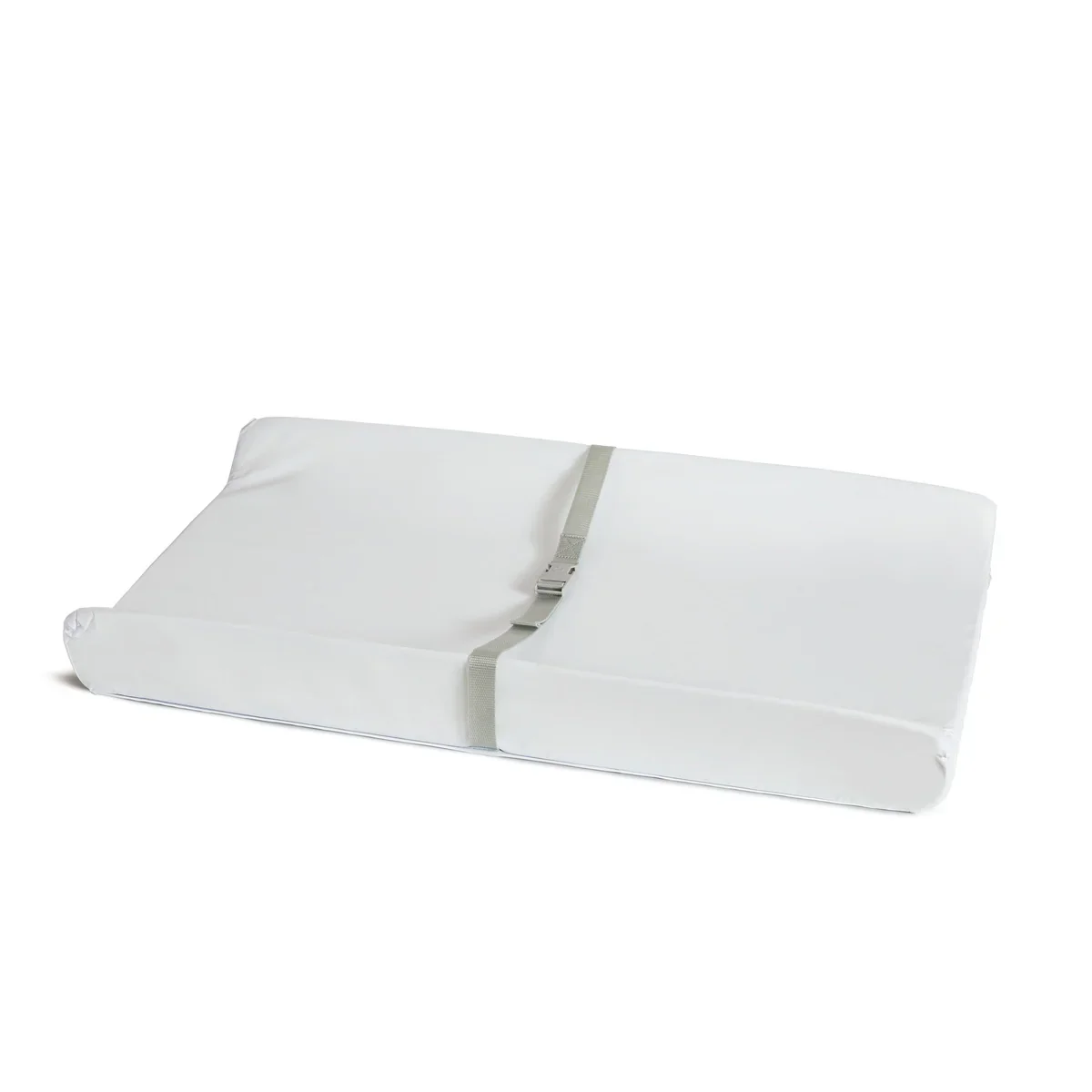 Munchkin Secure Grip Changing Pad, 3/4 angle view showing contoured shape and safety strap