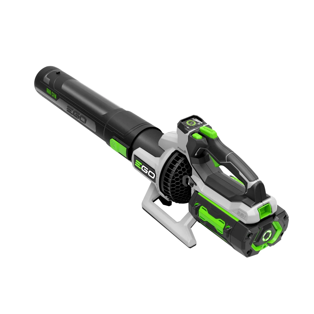 EGO Power+ 880 CFM Blower rear angle showing digital display and battery
