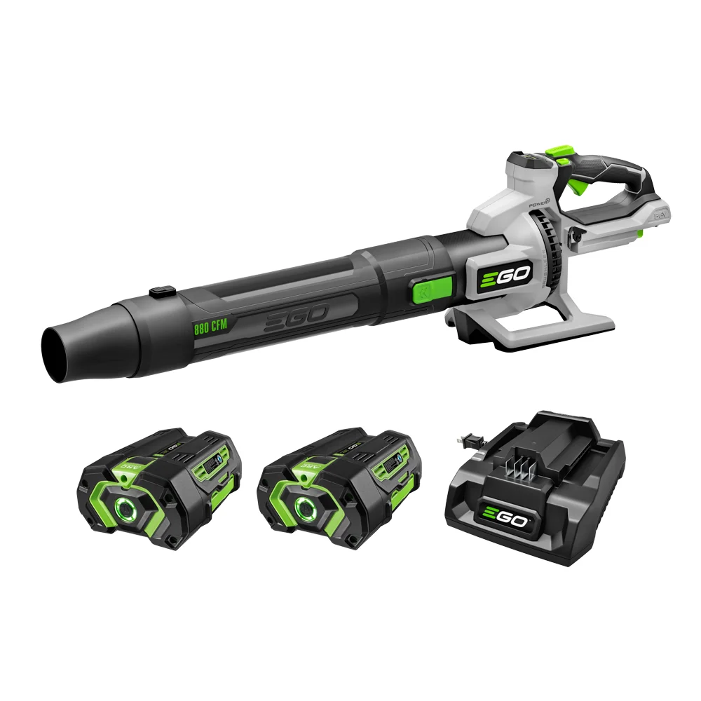 EGO Power+ 880 CFM Blower kit with two ARC Lithium batteries and charger