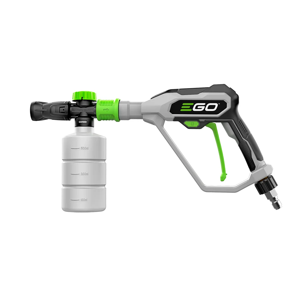 EGO POWER+ pressure washer gun and wand with foam cannon attachment