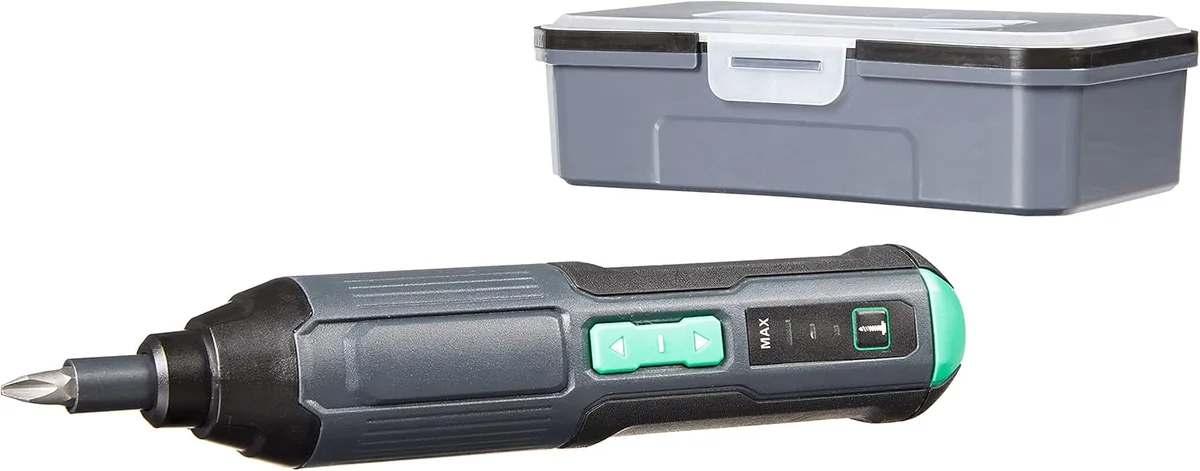 Amazon Basics by SKIL 4V screwdriver with included carrying case