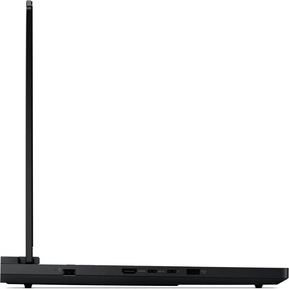 Lenovo Legion Pro 7i Gen 10 left side profile showing HDMI, USB-C Power Delivery, and Thunderbolt ports