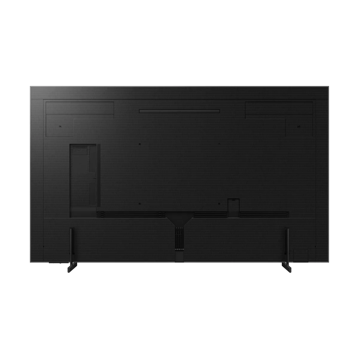 Samsung S95H rear panel with cable management channel and stand feet