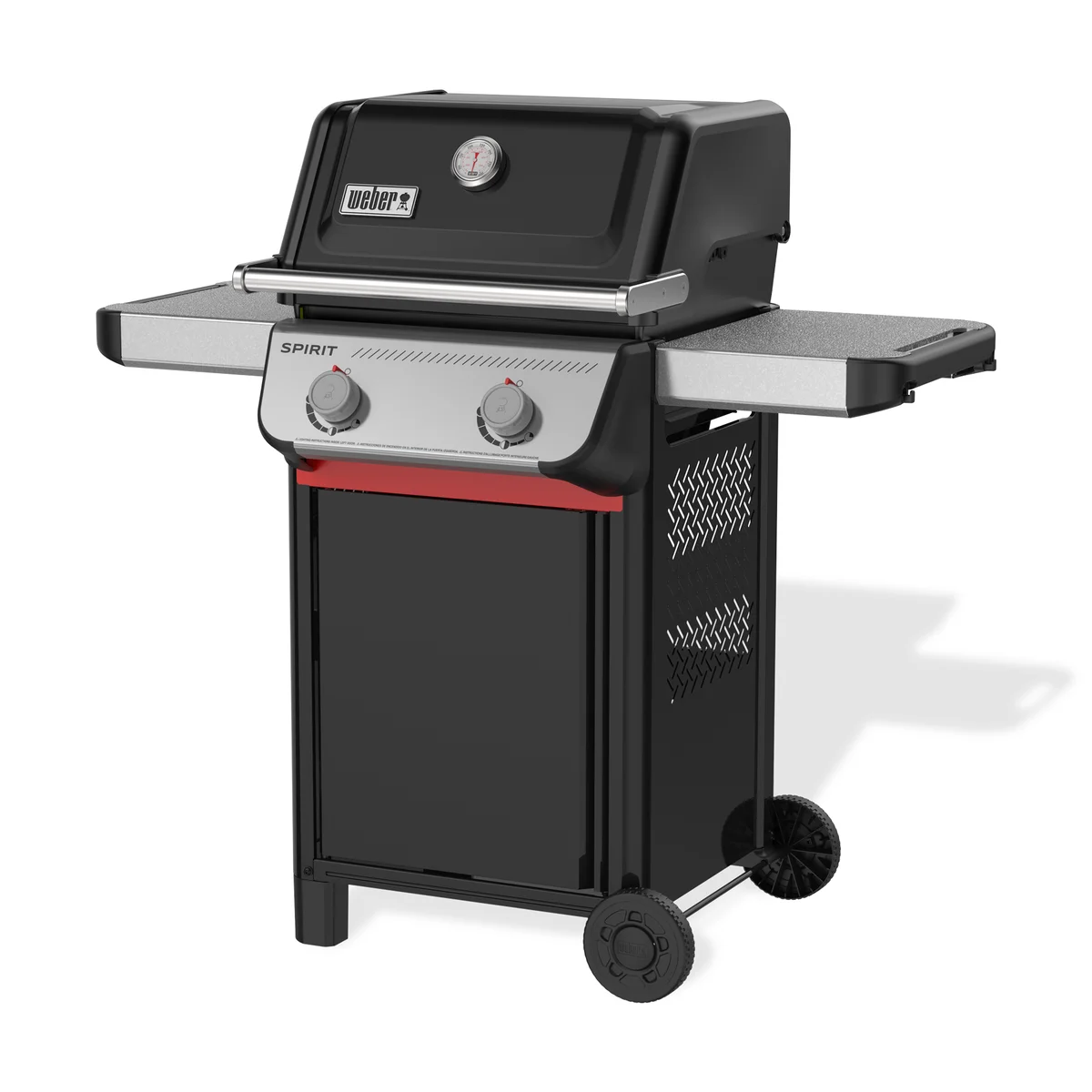 Weber Spirit E-210 gas grill — 3/4 front-left angle