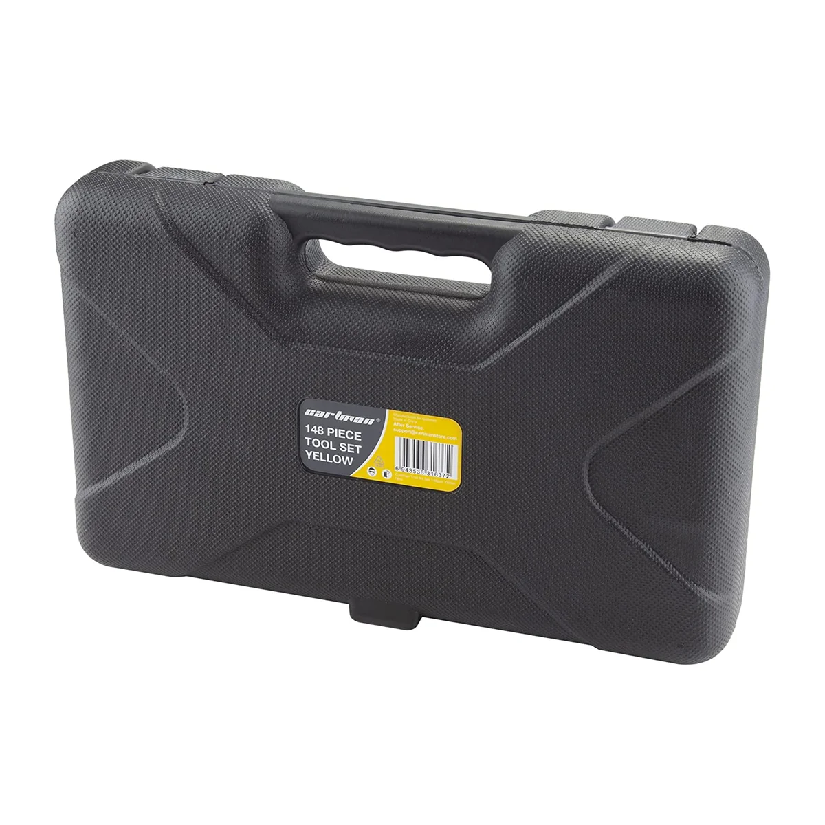 Cartman 148-Piece Tool Set closed blow-mold hard case with yellow label