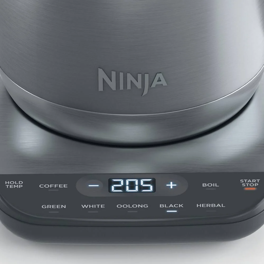 Ninja KT200 temperature control base showing 7 preset buttons and digital display