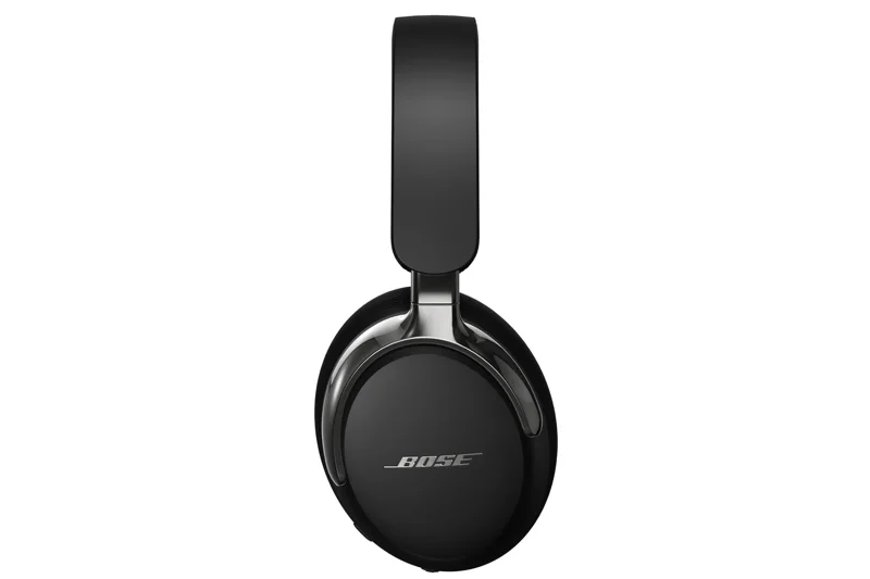 Bose QuietComfort Ultra 2nd Gen side profile showing ear cup shape and chrome accent