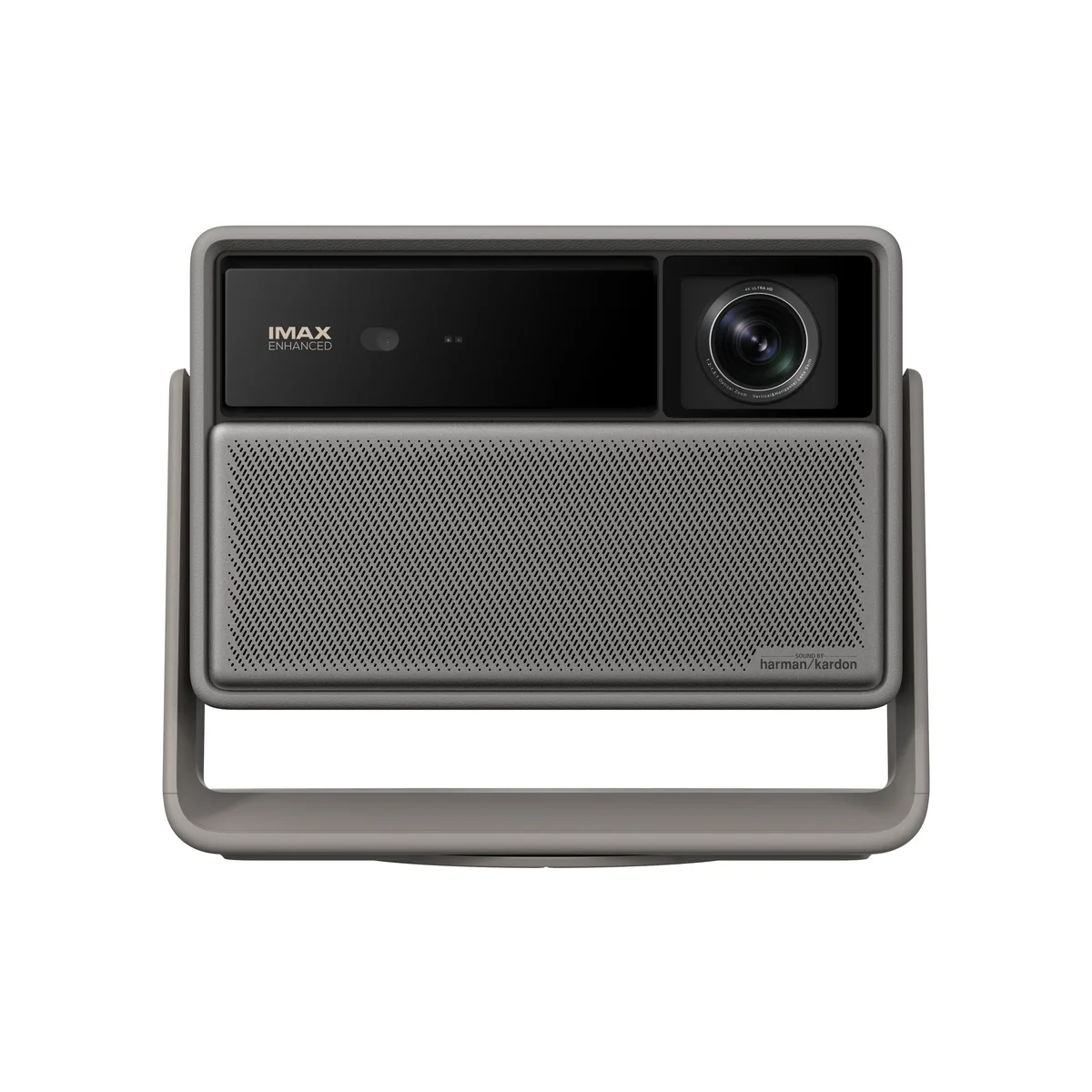 XGIMI Horizon 20 front view on white background showing lens and gimbal handle