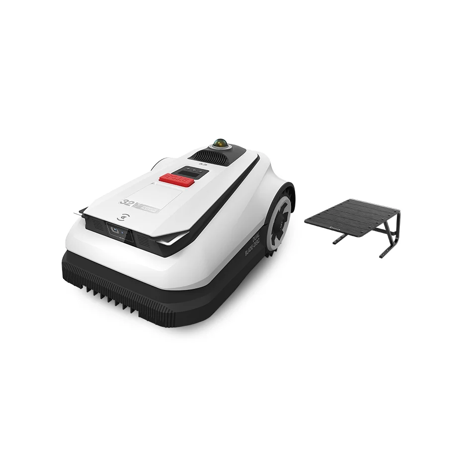 Ecovacs Goat A3000 with charging station garage accessory