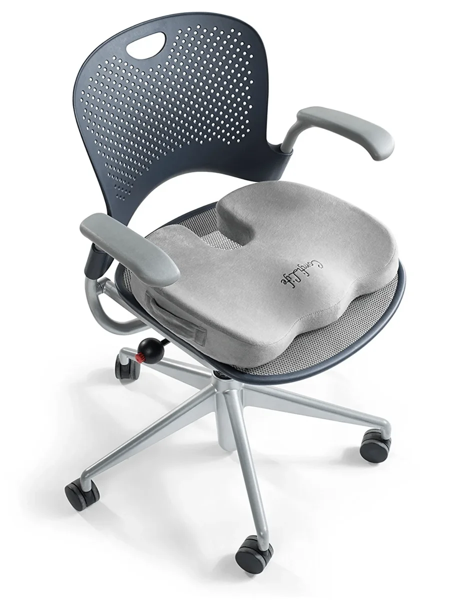 ComfiLife Gel Enhanced Seat Cushion placed on an office chair