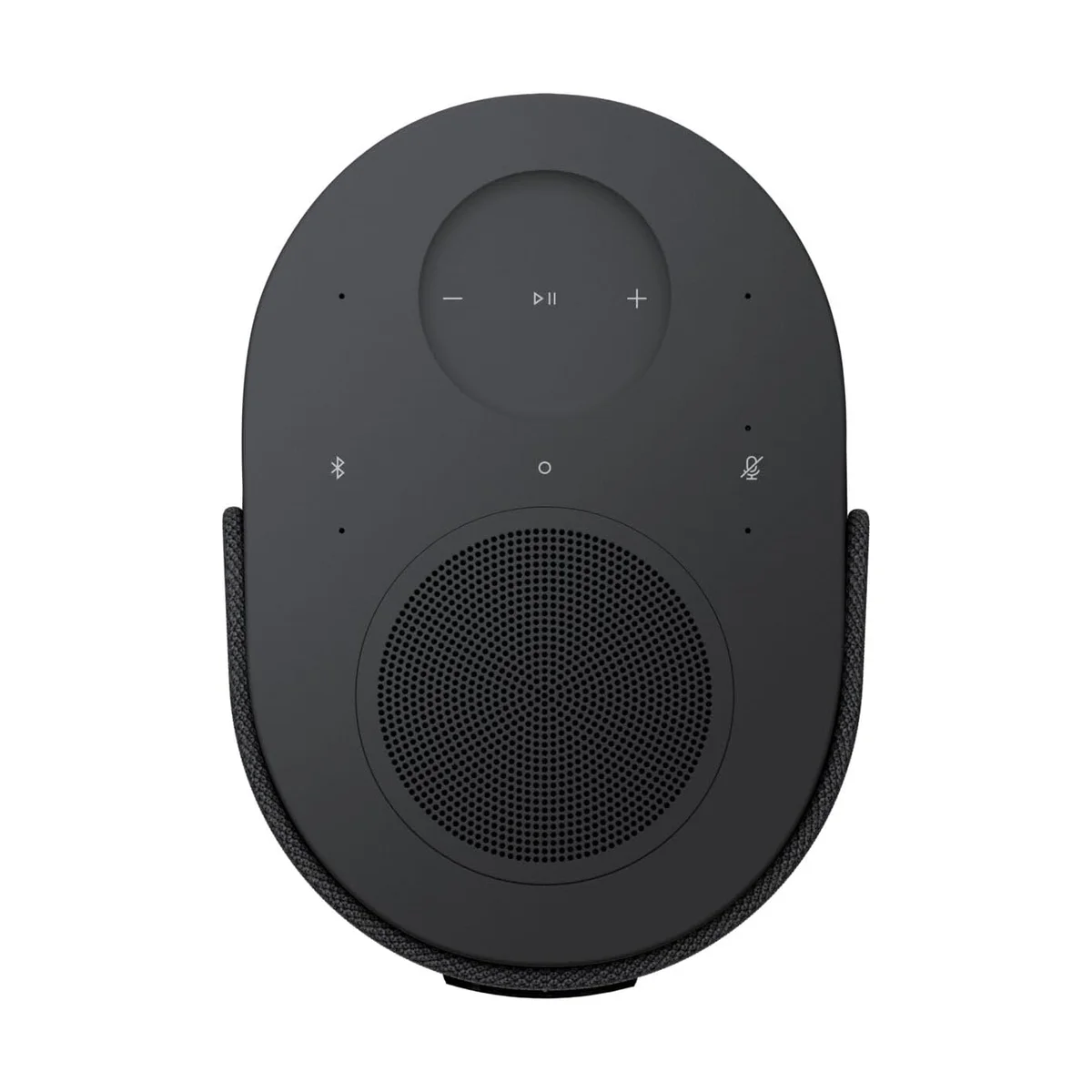 Bose Lifestyle Ultra Smart Speaker top-down view showing upward-firing driver and touch controls