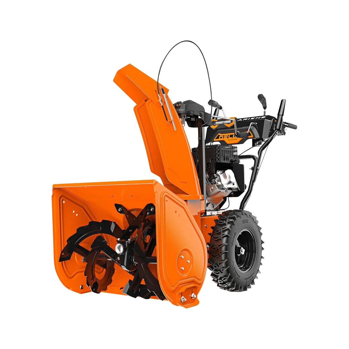 Ariens Deluxe 24 snow blower 3/4 angle right side view