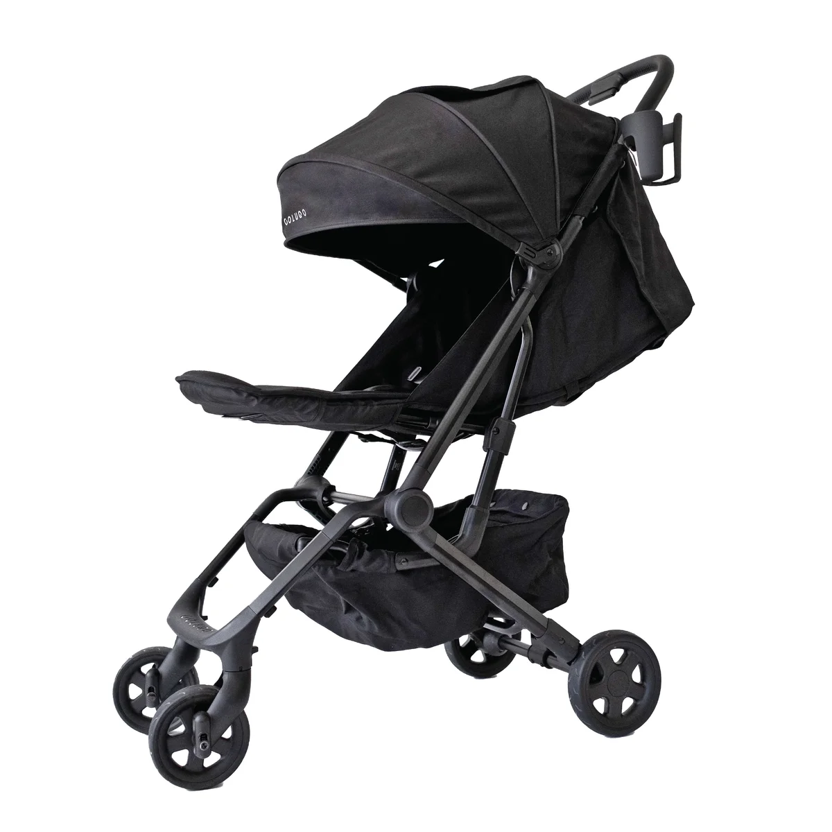 Colugo Compact Stroller+ in 3/4 angle view on white background
