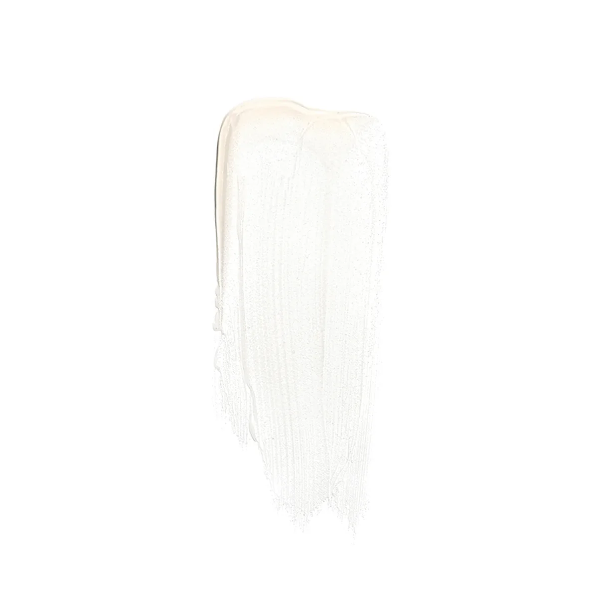 Supergoop! Unseen Sunscreen clear gel texture swatch on white background