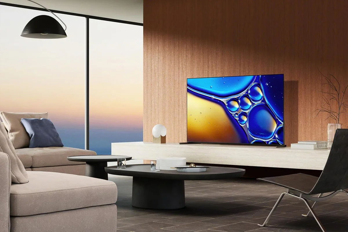 Sony Bravia 8 Mark II in modern living room setting