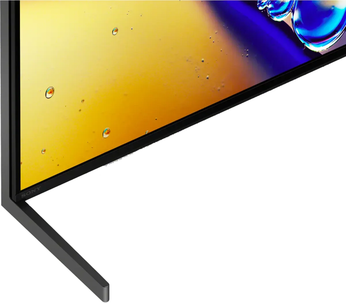 Sony Bravia 8 Mark II thin bezel and stand detail