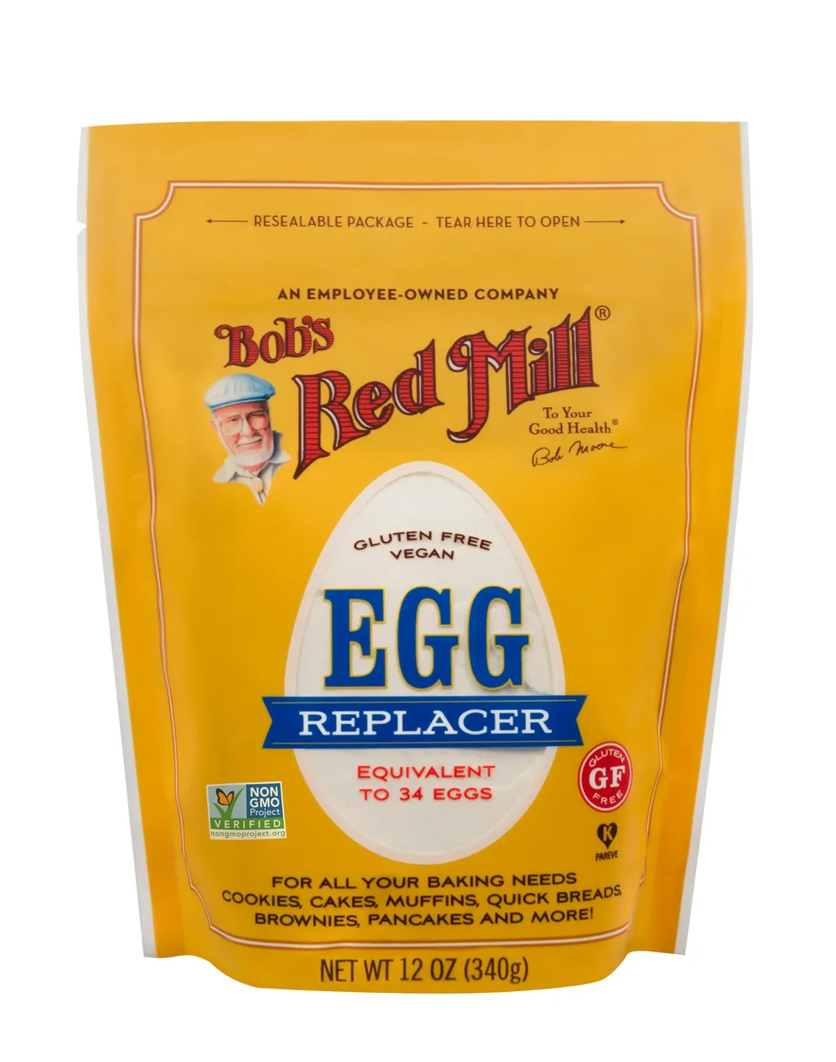 Bob's Red Mill Gluten Free Vegan Egg Replacer 12oz bag front view