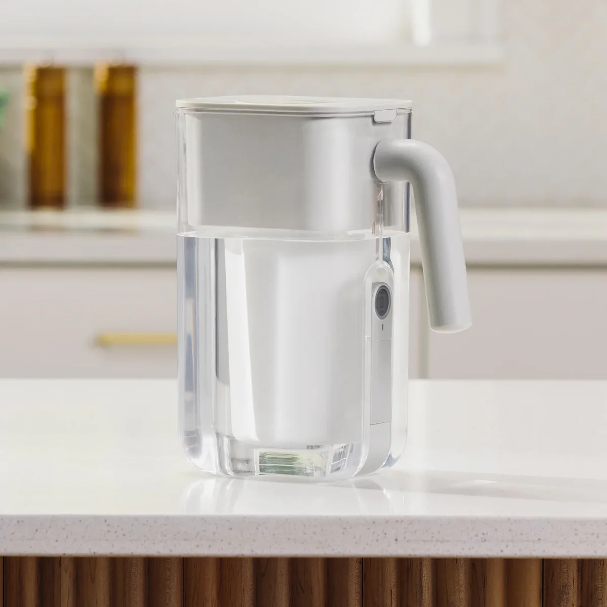 Culligan ZeroWater 10-Cup pitcher on kitchen countertop