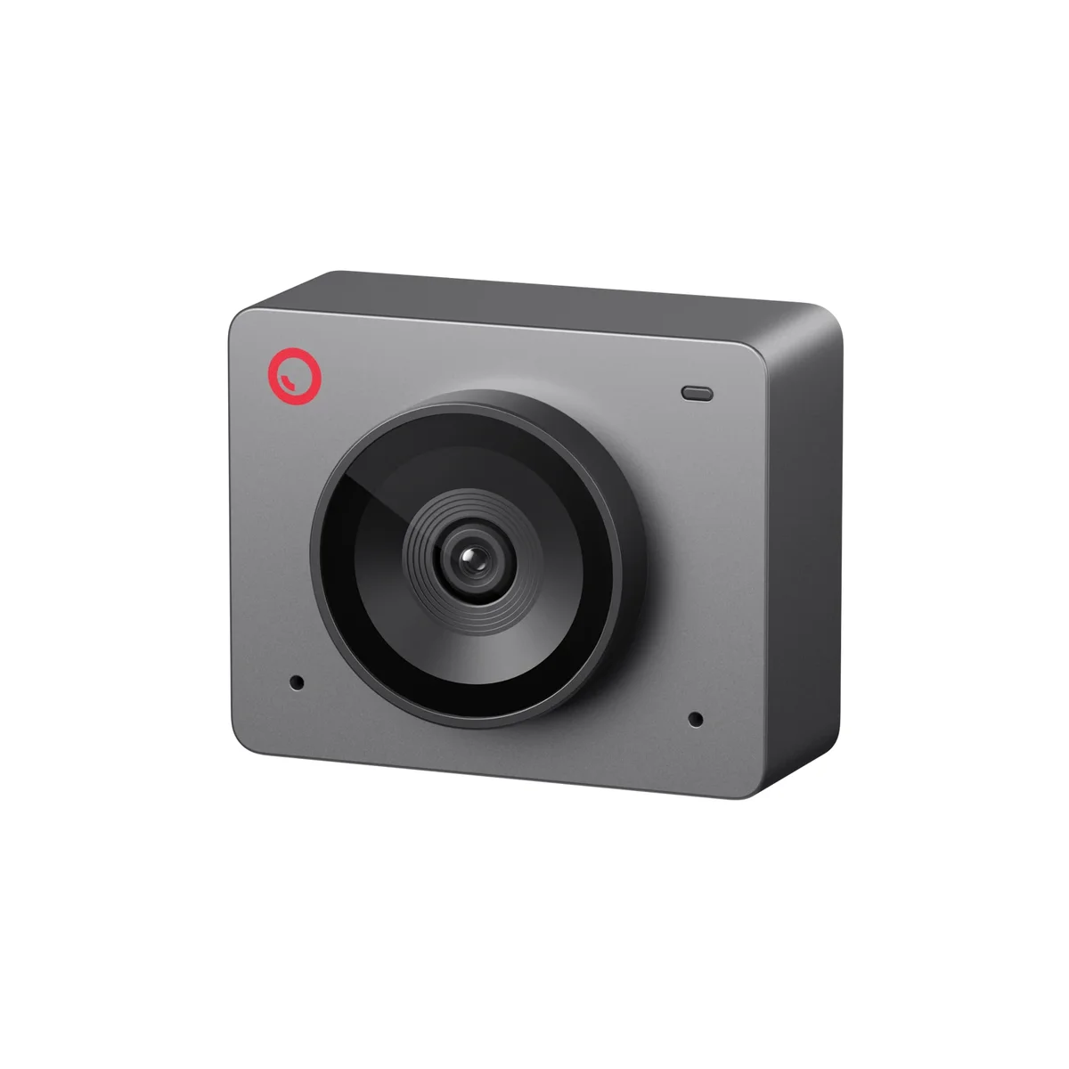 OBSBOT Meet SE webcam Space Grey 3/4 angle view